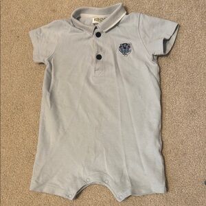 Kenzo baby blue Polo with Tiger Patch
